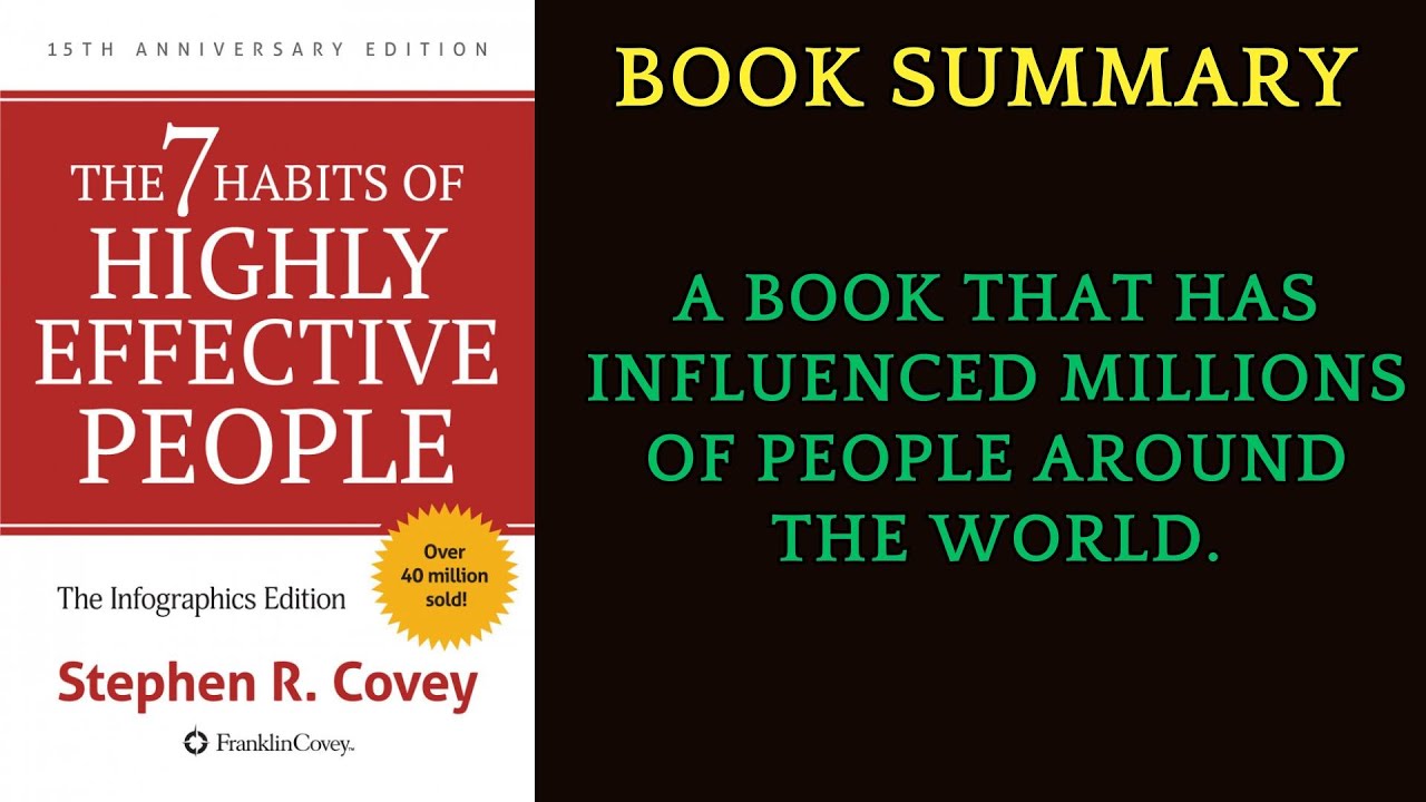 Book Summary The 7 Habits of Highly Effective People by Stephen R ...