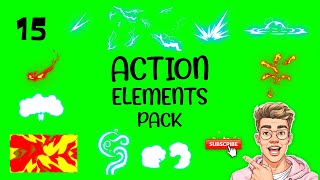 Famous 🤯 ACTION 2D FX Elements Pack with GLOW! Profile
