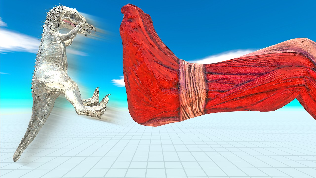 Colossal Titan KICK! Indoraptor Dinosaur Battle | Animal Revolt Battle Simulator