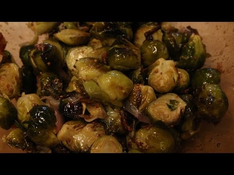Oven Roasted Brussel Sprouts With Bacon