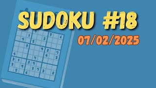 Sudoku #18 - 07/02/2025 @fabianoallex