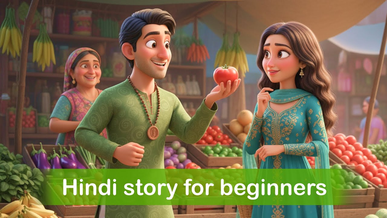 Learn Hindi (A1) | We're Off to the Market! 🍎🥔
