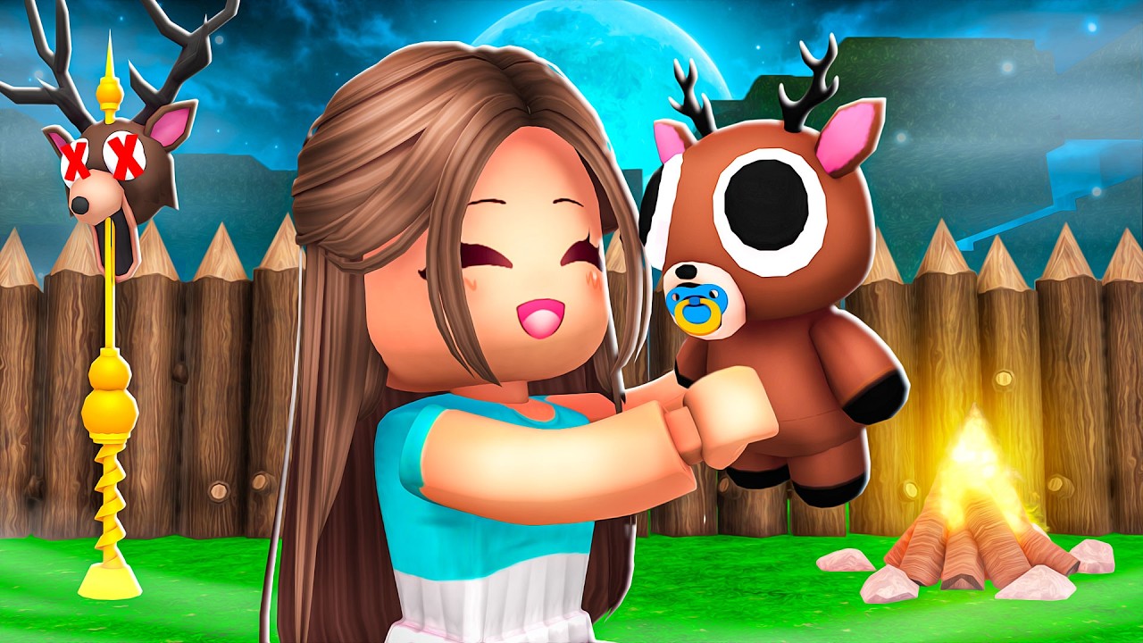 I Adopted A BABY DEER in 99 NIGHTS IN THE FOREST..