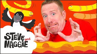 floor is lava story for kids from steve and maggie magic wow english tv