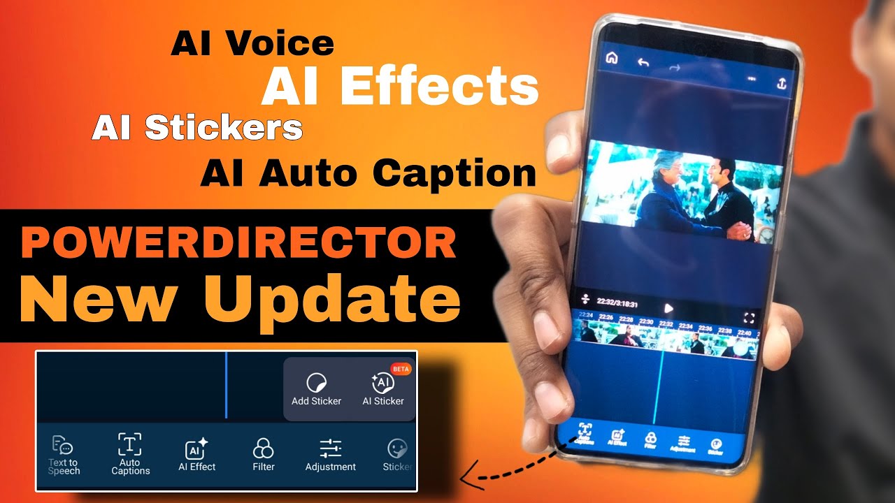 Powerdirector Icons Explained How to use AI Tools in Powerdirector || Powerdirector New Tools ...