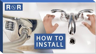 Bathroom Faucet Installation (2 Handle Centerset)