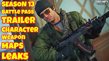 SEASON 13 Battle Pass Trailer Character Weapon Maps Leaks | Cod Mobile S13 Leaks | CODM S13 Leaks