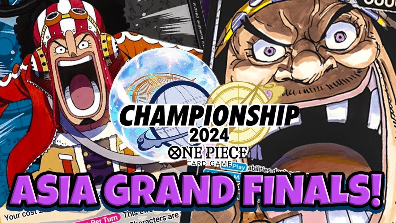 [OP10] INSANE ENDING! ASIA GRAND FINALS! Usopp vs Black Beard One Piece TCG