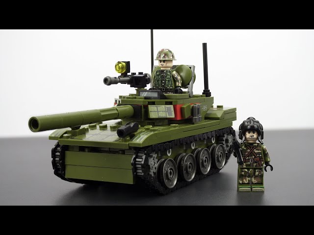 Lego Tank:Type 85 Main Battle Tank Brick Set Build & Show