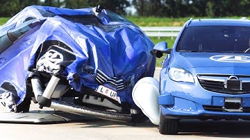 This Futuristic Pre-Crash Safety System uses Side Airbag deployed milliseconds before a collision.