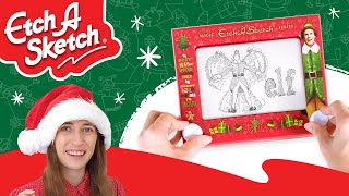 Buddy the Elf on a Etch A Sketch | Toys for Kids