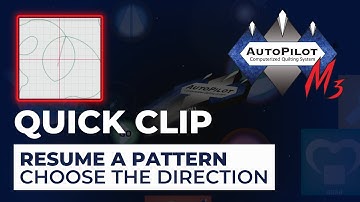 AutoPilot Mach 3 Quick Clip | Resuming a Pattern - Choose the Direction