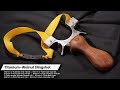 Titanium-Walnut Slingshot