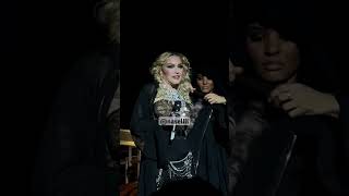 Madonna Annoyed by Audio Malfunction (Milano, Celebration Tour 25.11.2023) #madonna #celebrationtour