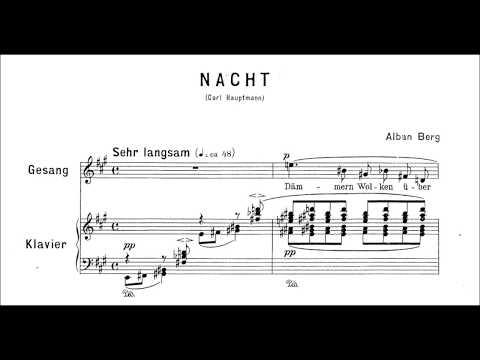 Alban Berg - 7 Frühe Lieder for orchestra (with Piano score)