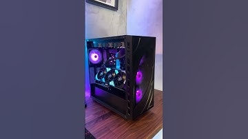 the  @SharkoonNews  C80G case. Packed with  @Netac1999  Z RGB DDR5 RAM #pcbuild #gaming #gaming