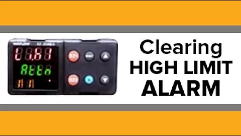 MANUALLY CLEARING LIMIT HIGH ALARM on EZ-Zone®