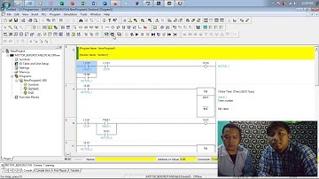 Menghidupkan 3 Motor Secara Berurutan CX Programmer dan CX Designer