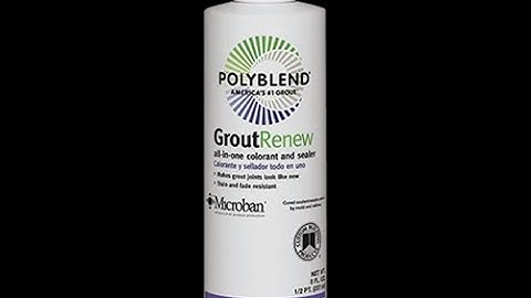 POLYBLEND® GROUT RENEW - Application Tip