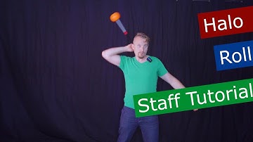 Contact Staff beginner Tutorial I Halo Roll I Tutorial by Modern Juggling