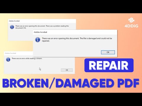 Repair Broken PDF File - 4 Ways to Fix Corrupted PDF 2025