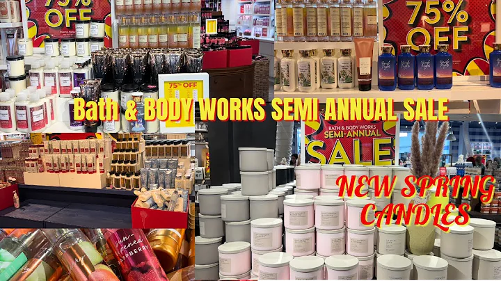 BATH & BODY WORKS SEMI ANNUAL SALE PRODUCTS ARE RUNNING OUT FAST ! NEW SPRING CANDLES ! COME WITH ME