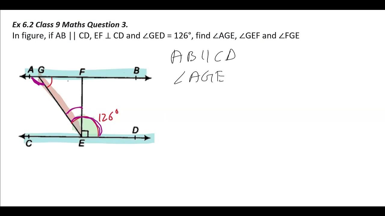 Ex 6 2 class 9 maths question 3 youtube