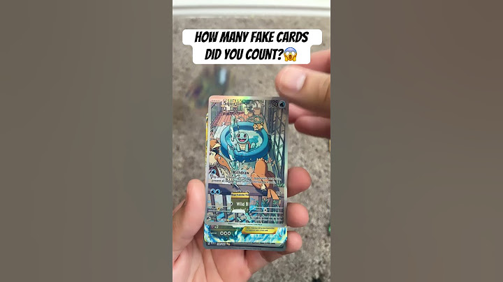 How many fake cards did you count?😱 #pokemon #pokemoncards #eeveelution #pokemonchannel #mewtwo