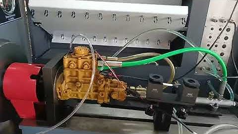 CR919 Connect CAT 320D pump then testing/common rail mutifunction test bench#testbench #injector