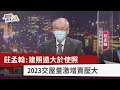 【財經週末趴】莊孟翰:建照遠大於使照  2023交屋量激增賣壓大 2022.2.12