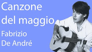 Video voorbeeld van "Fabrizio De André - Canzone del maggio (testo)"