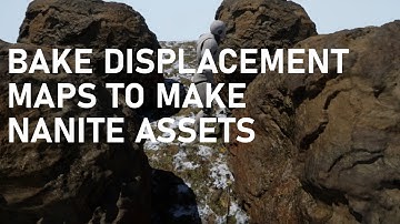 Baking Displacement Maps with Modelling Tools Editor Mode To Make High-Poly Nanite Assets