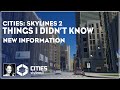 ➤ Things I Didn&#39;t Know About Cities: Skylines 2 | New Information &amp; Screenshots