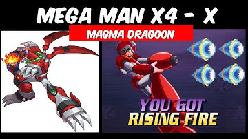 Mega Man X4 - Magma Dragoon - X - Part 10/13 (using Stock Charge)