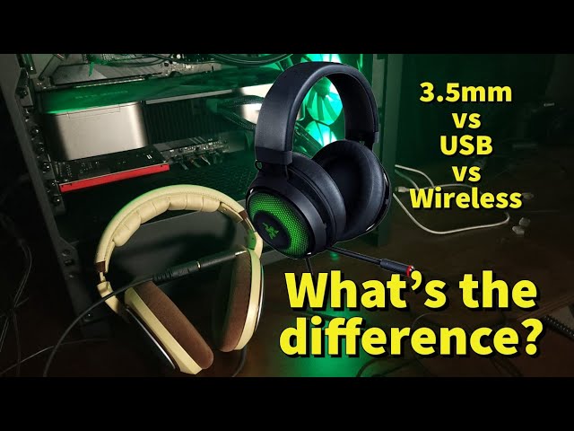 Headset vs. & USB 3.5mm HP Review - By Comparison Headset Side Stero G2 Side HP 428K7UT T1A67AA YouTube