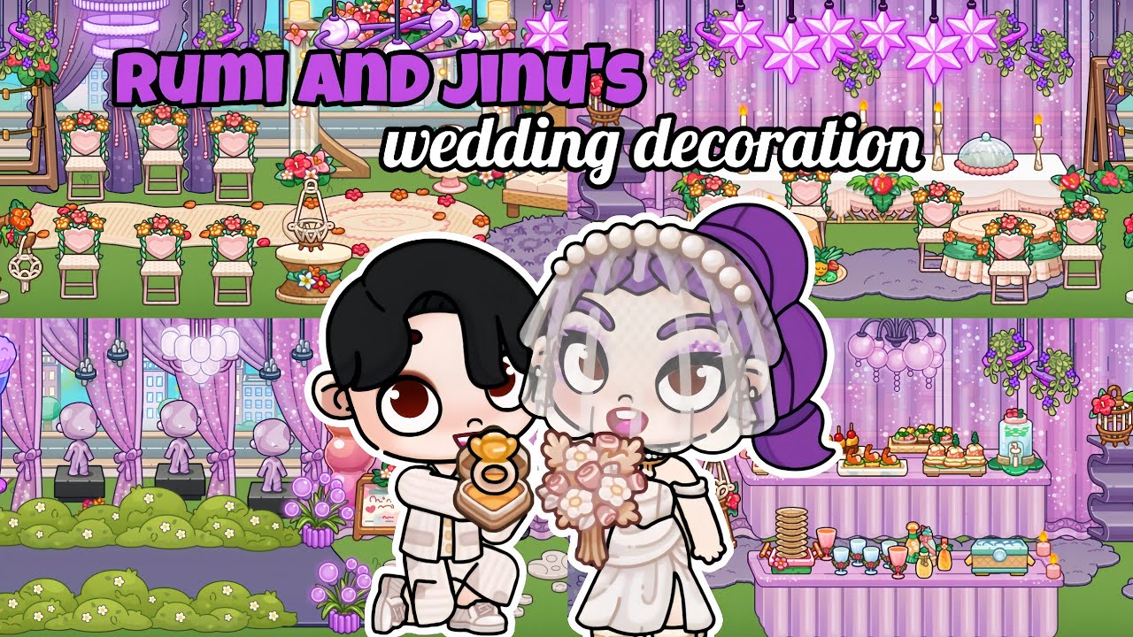 Rumi and jinu's wedding decoration | Huntrix | Avatar world | Pazu