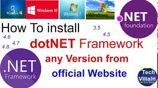 Install dot Net framework any version on windows 10/8/7 from official site-Bangla tutorial screenshot 1