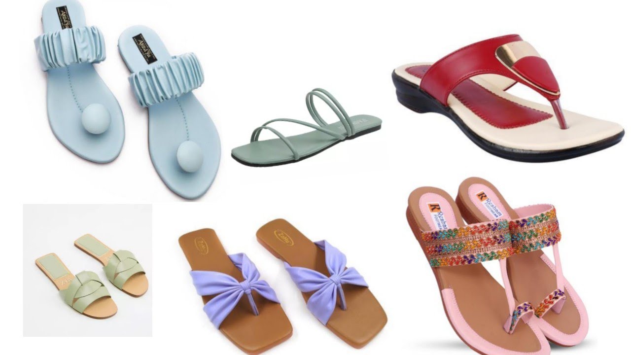 TOP FOOTWEAR DESIGN FOR LADIES SANDAL DESIGN चप्पल की डिजाइन YouTube