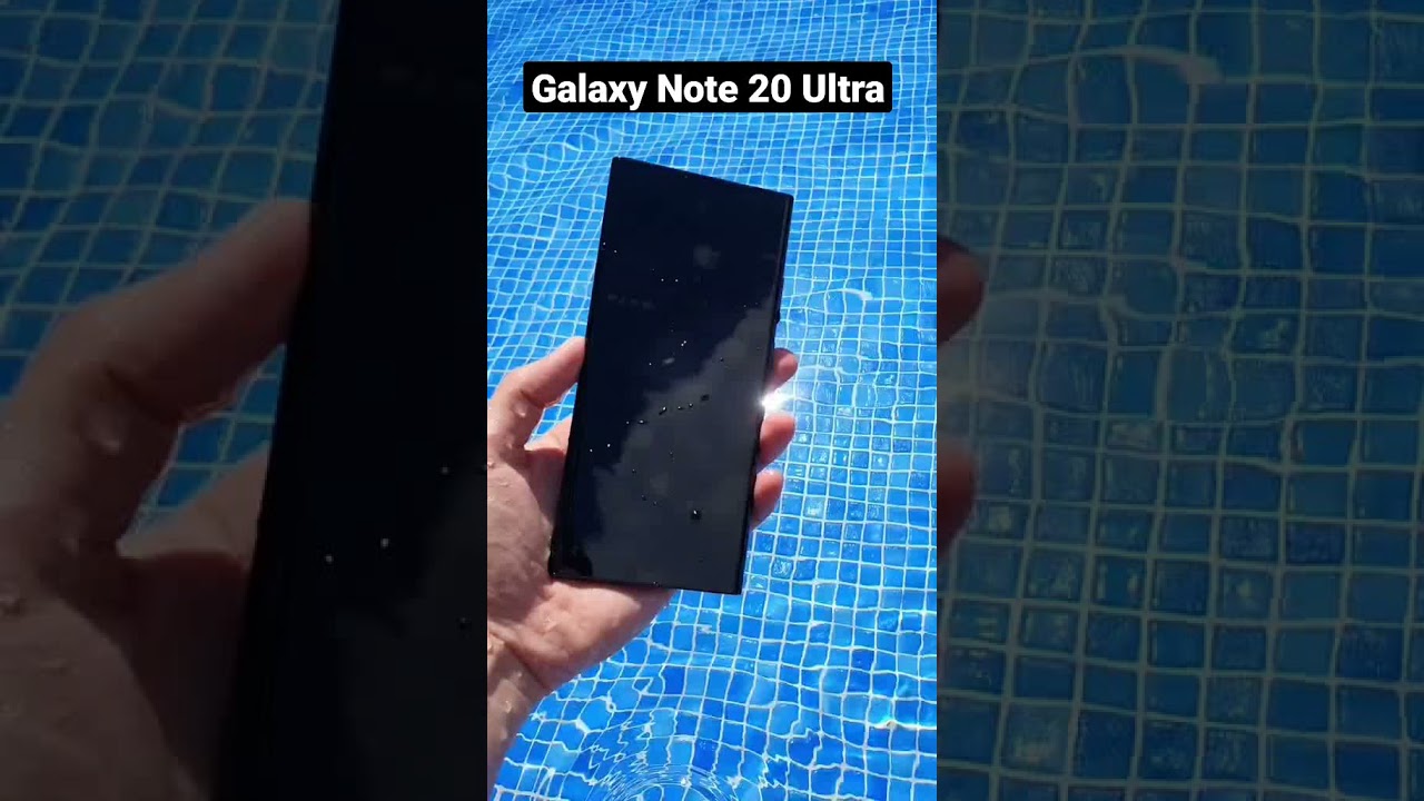 Samsung Galaxy Note 20 Ultra water Drop Test 