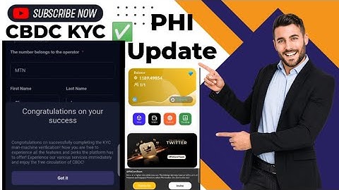 Cbdc network Kyc Successfully Confirmed ✅ Phi Urgent Update | Withdrawal in progress