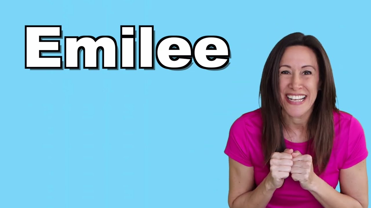 Emilee Sing and spell names with Patty Shukla for Toddlers and Babies | What is Your Name?