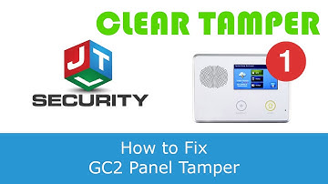 How to Clear a 2GIG-GC2 Panel Tamper | JTL Security