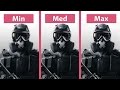 Rainbow Six: Siege – PC Min vs. Medium vs. Max Detailed Graphics Comparison