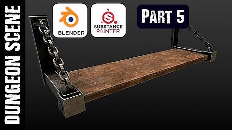 BLENDER & SUBSTANCE PAINTER: DUNGEON SCENE (PART 5: TEXTURING)
