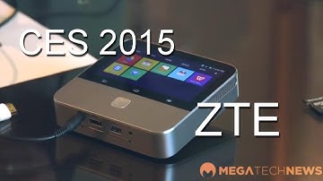[HD] CES 2015 - ZTE Demos S Pro 2 Smart Projector and Star 2 Smartphone