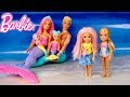 Barbie Doll Mermaid Family Turns into a Real Girl - With LOL Baby Goldie