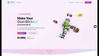 Free ai sticker maker template screenshot 3