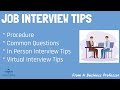 Business School 101: Job Interview Preparation Quiz