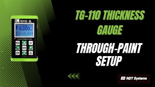 TG110 Corrosion Thickness Gauges - NDT Systems Inc