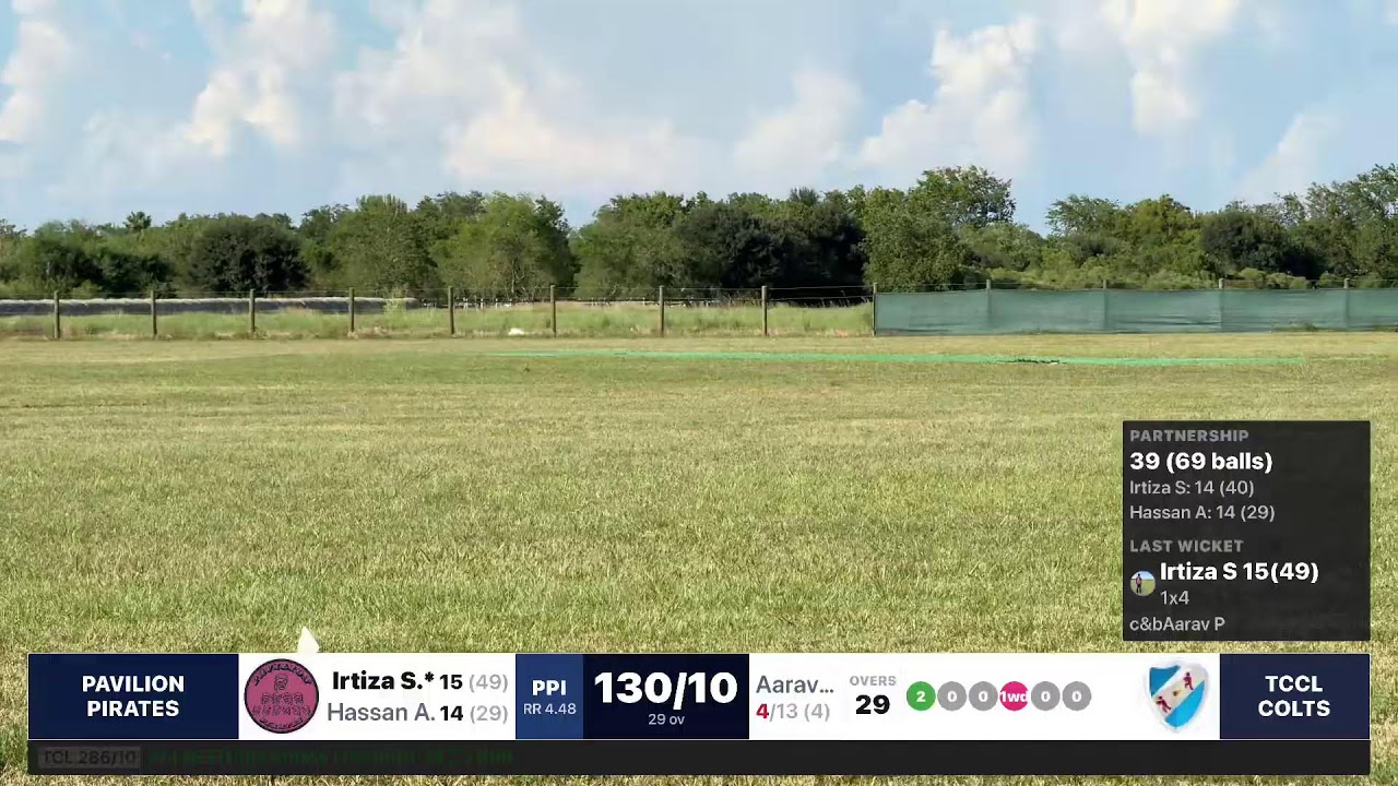 TCCL Colts vs Pavilion Pirates